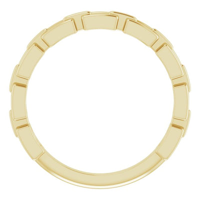 14K Chain Link Ring