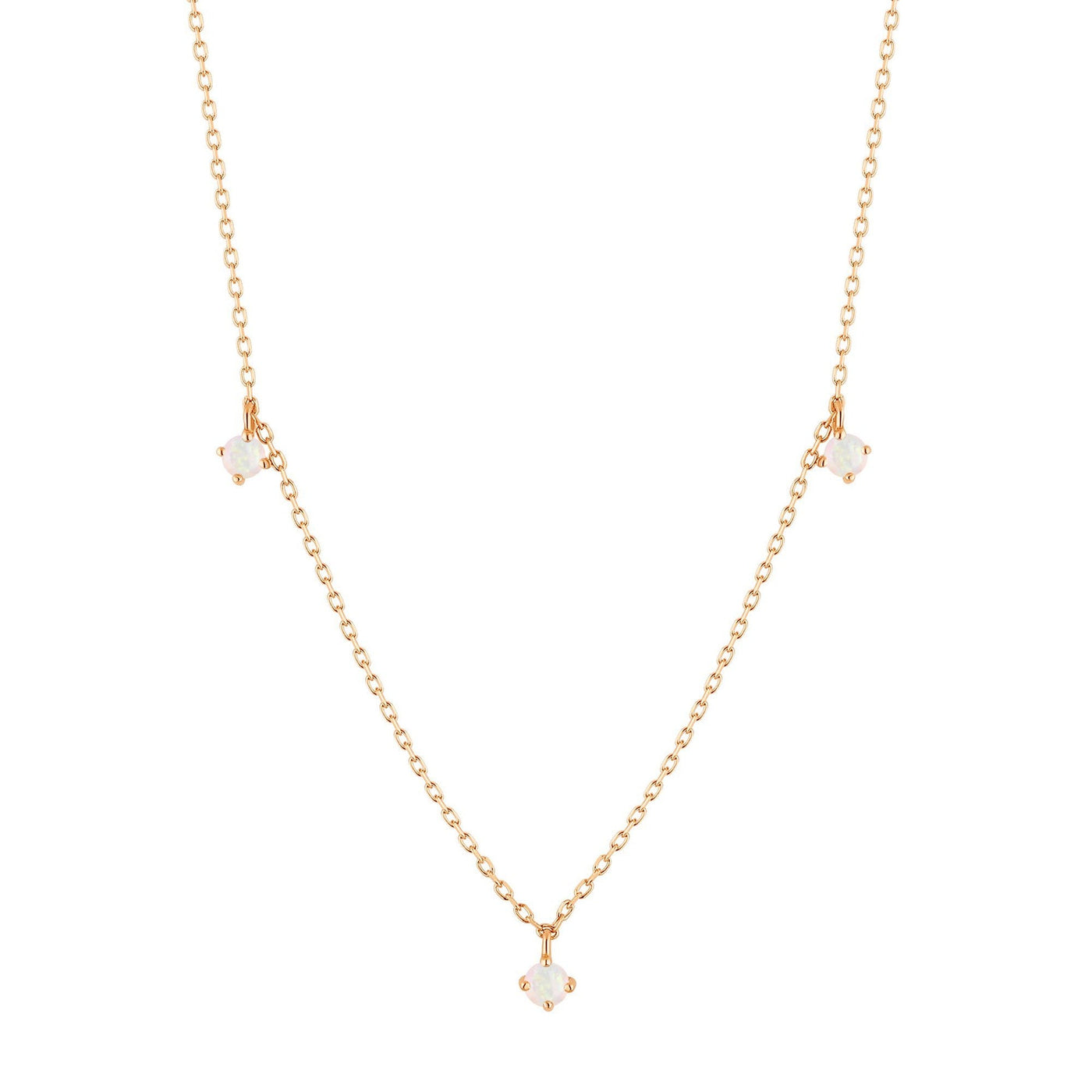 Flora | Triple Opal Necklace