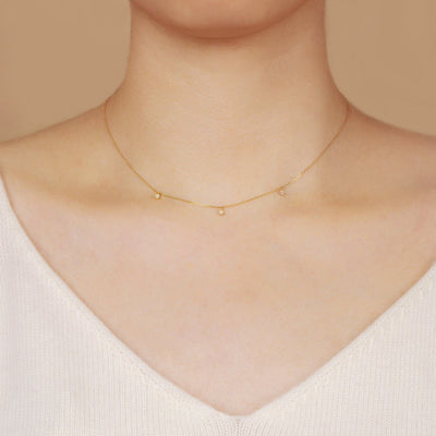 Flora | Triple Opal Necklace