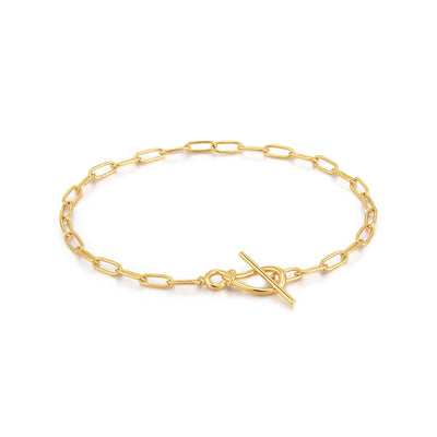 Knot T-Bar Chain Bracelet