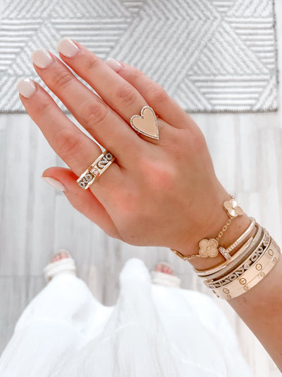 PERSONALIZED SKINNY CHARM RING™