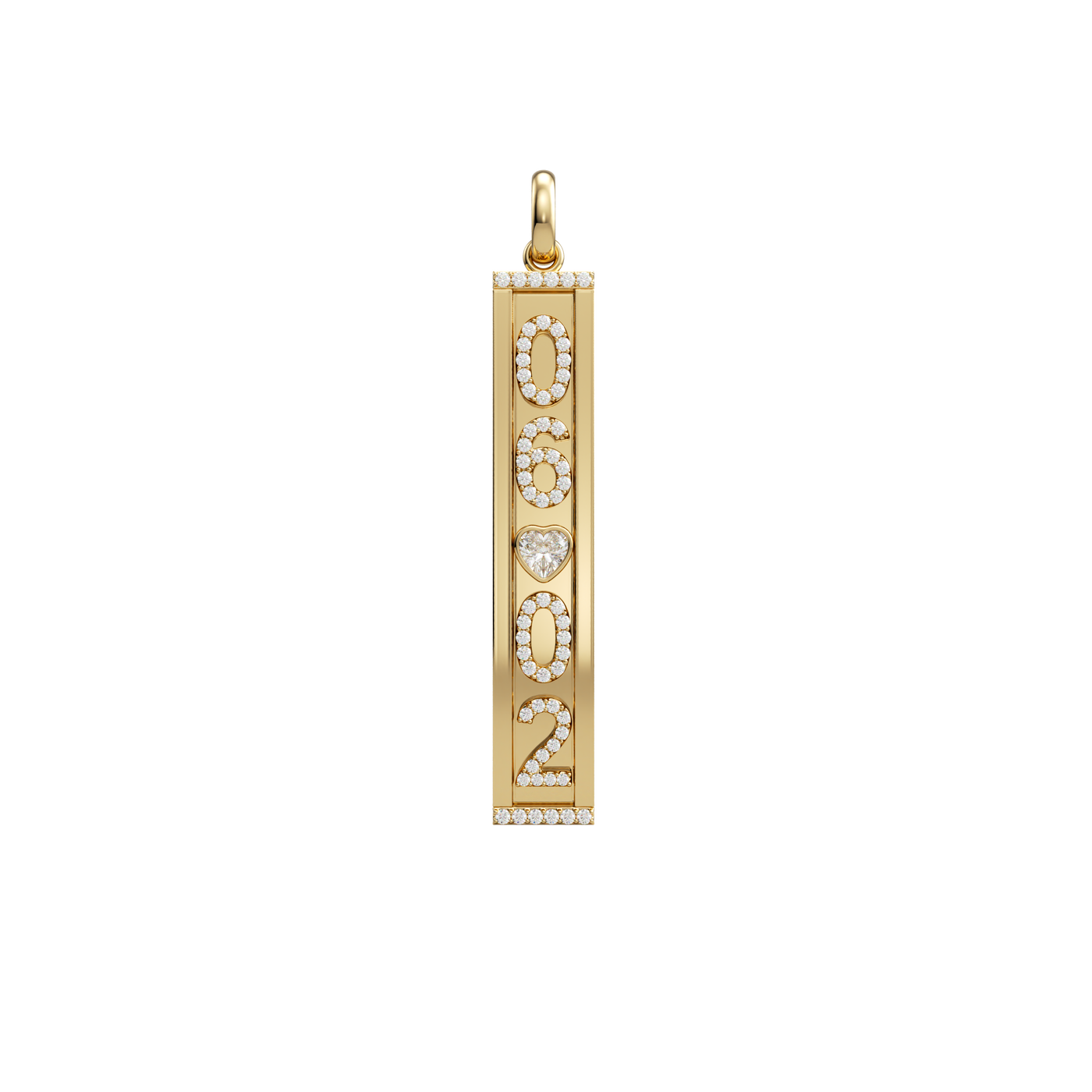 DOUBLE SIDED PERSONALIZED SKINNY CHARM PENDANT ™