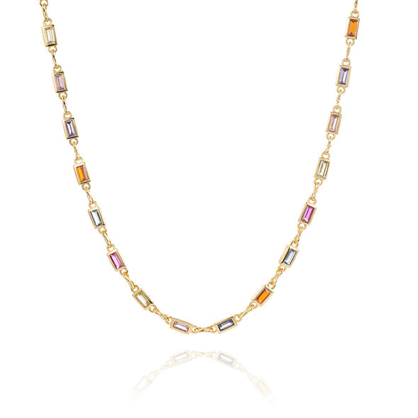 Riley Rainbow Chain Necklace