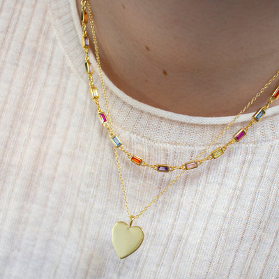 Riley Rainbow Chain Necklace
