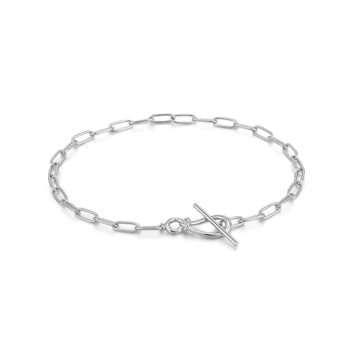 Knot T-Bar Chain Bracelet