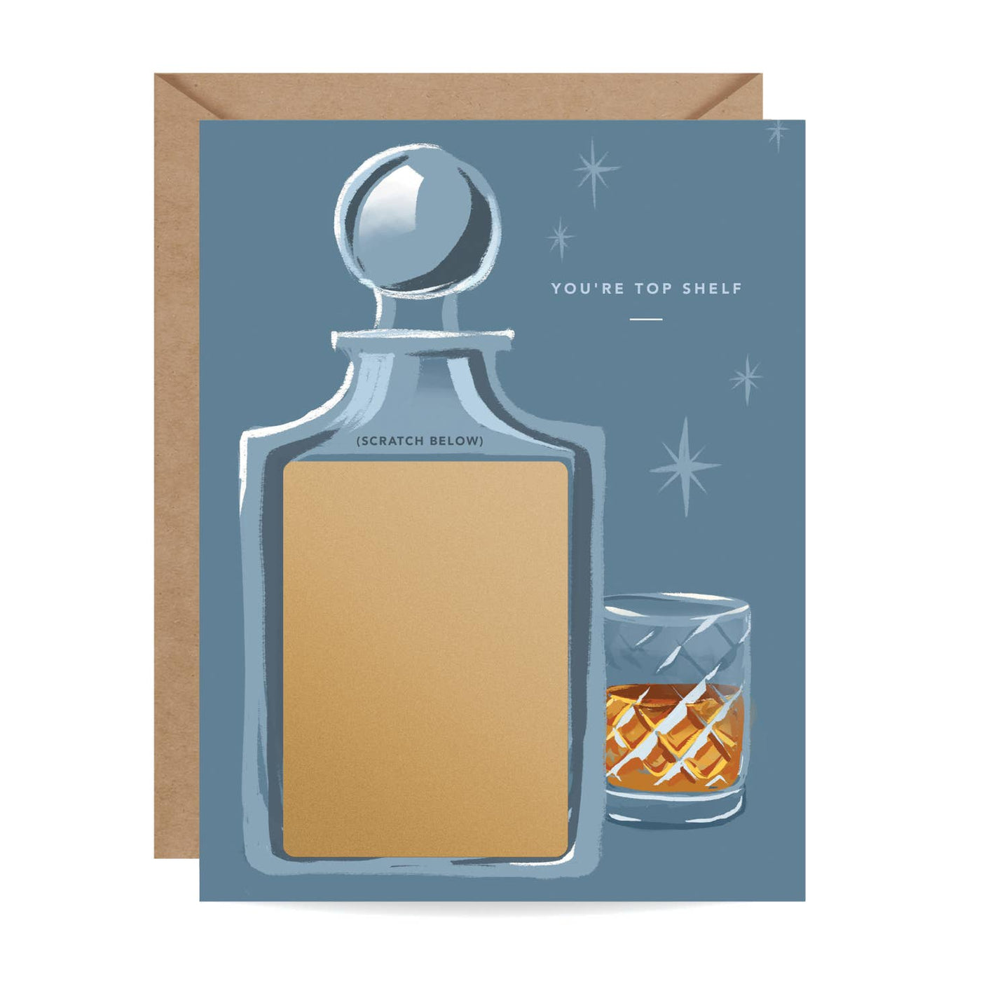Whiskey Scratch-Off Birthday Card