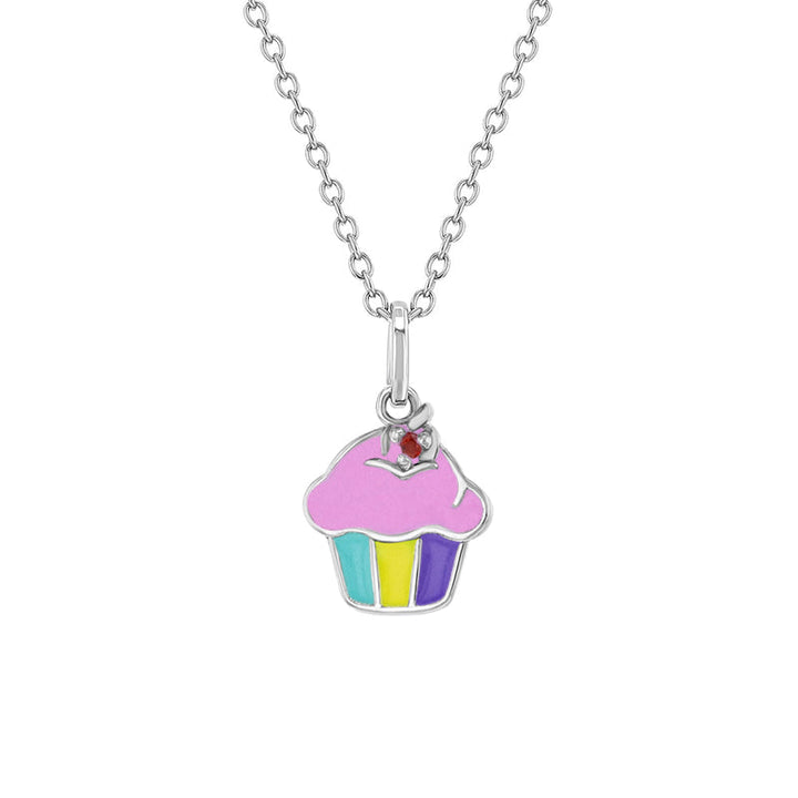 Cherry on Top Cupcake Necklace