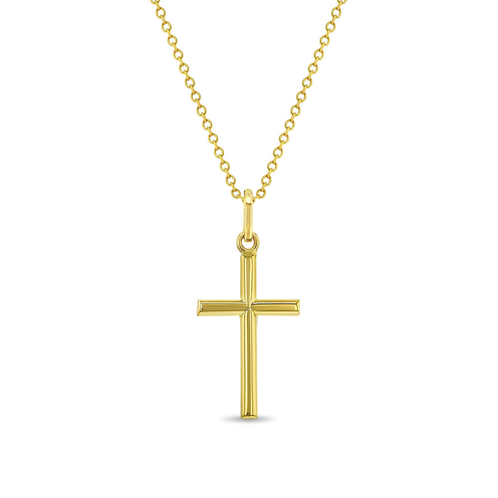 14KY Classic Cross Necklace